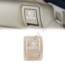 Beige Child Seat Hook Anchor ISOFix Cover For Benz C Class W205 C200 C300 C350