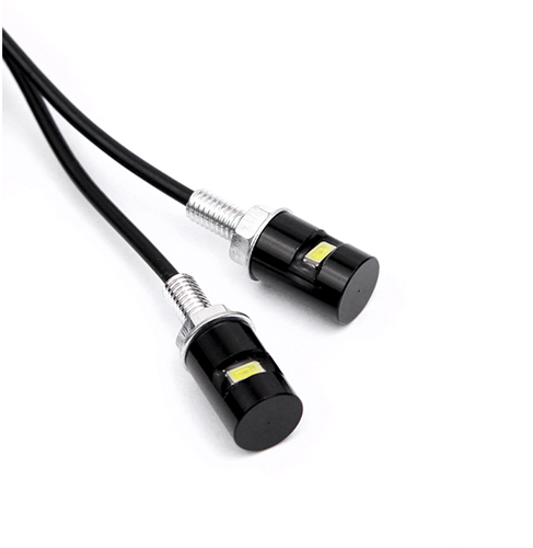 TARGA LED UNIVERSALE LUCI POSTERIORI ORDINATE AUTO MOTO BULLONE LUCE 2 PZ - Foto 6 di 7