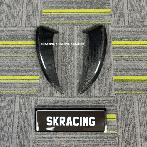 Dry Carbon Fiber Side Air Vent Cover Trims Fit Porsche 718 Boxster Cayman 17-24 - Picture 2 of 19