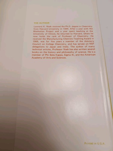 Elements of Classical and Statistical Thermodynamics by Leonard K. Nash - HC/DJ - Picture 8 of 14