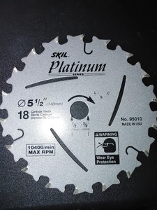 SAW BLADE 5.5/" 18T MRTHN