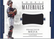 2018 Panini National Treasures Rookie Jumbo Materials #7 Francisco Mejia /99