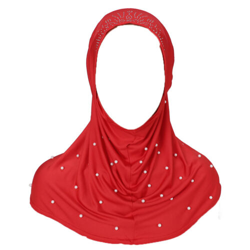 Turbante Pañuelo De Cabeza Elástico Con Capucha De Perlas Sólidas Para Mujeres - Imagen 27 de 32