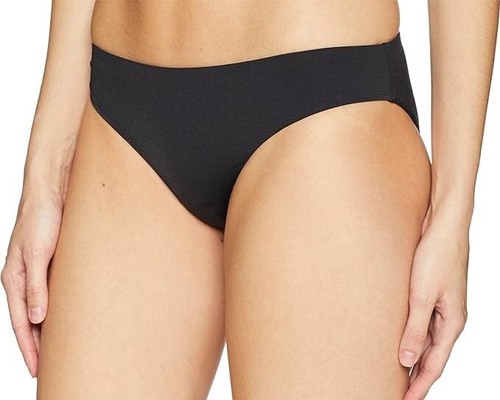Bikini Lab N1056 Womens Solid Hipster Bikini Bottoms, Black, M - Foto 4 di 4
