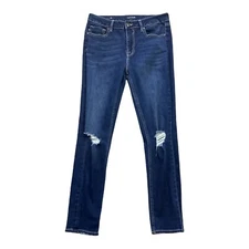 Vigoss Ace Skinny Distressed High Rise Denim Jeans Women's Size W29/L28