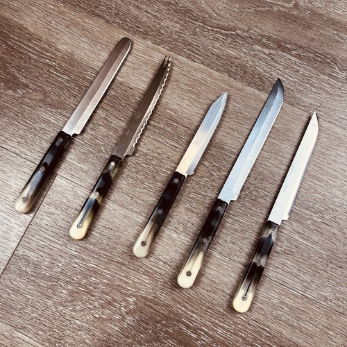 Cuchillos Goodwell Acero Inoxidable Cubiertos Ondas Cuerno Patrón Alemania 16 Piezas - Imagen 3 de 11