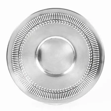 Vintage Birmingham sterling silver reticulated sandwich Plate Tray Plater Dish