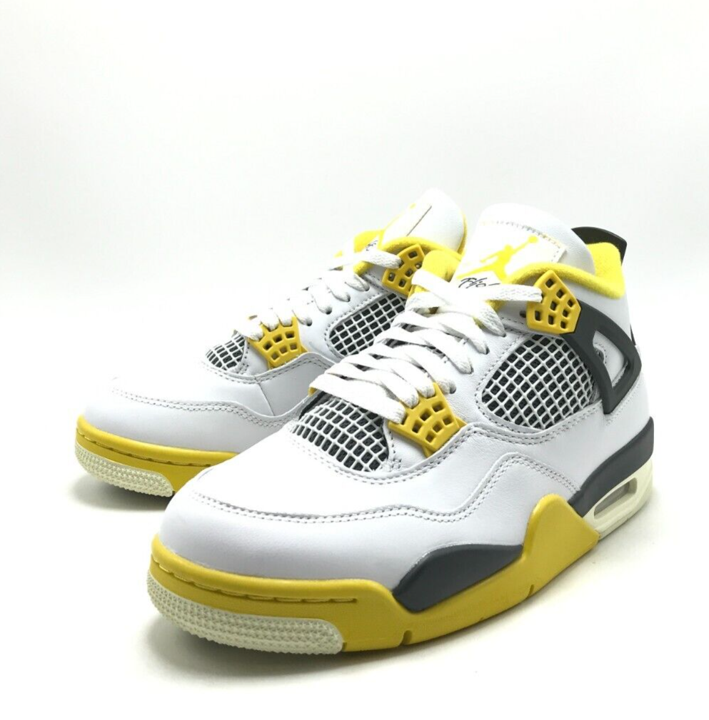 Size 8.5 - Air Jordan 4 Retro Vivid Sulfur W for sale online
