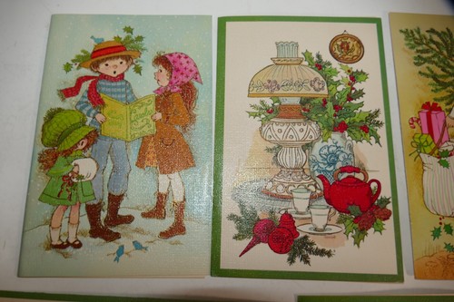 13 Vintage Christmas Greeting Cards Sunshine And Cleo Mix w Some Envelopes - Foto 7 di 19