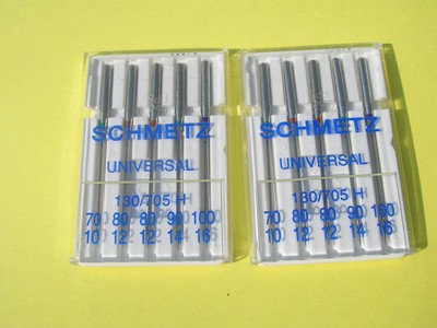 10 SCHMETZ SEWING MACHINE NEEDLES 70//10 FITS BERNINA PFAFF JANOME TOYOTA BROTHER