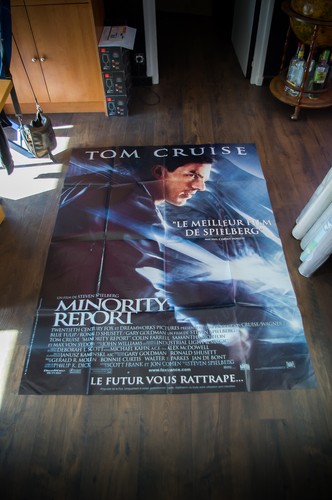 MINORITY REPORT 🎬 Spielberg großes französisches Vintage Filmplakat Original 2002 - Bild 1 von 7