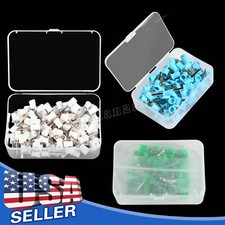 100 Uds. Copas pulido dental Prophy Cup Latch tipo cepillos de goma suave/firme