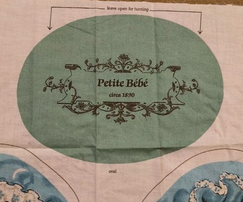 Petite Bebe Stoff Panel Cranston blau viktorianische Puppe schneiden & nähen Baumwolle - Bild 4 von 8