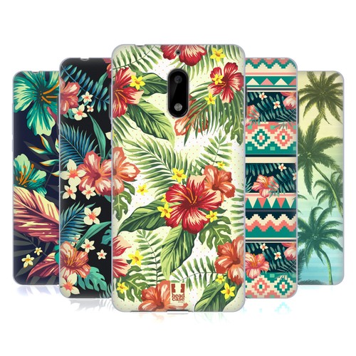 HEAD CASE DESIGNS TROPICAL PRINTS SOFT GEL CASE FOR NOKIA PHONES 1 - Afbeelding 1 van 15