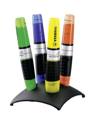 Stabilo  7104-2 Textmarker LUMINATOR , Tischset mit 4 Stiften
