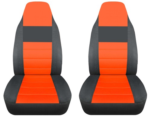 2 fundas delanteras de asiento de coche algodón 2 tonos lados carbón se adapta a 1989-1998 Geo Tracker - Imagen 23 de 24