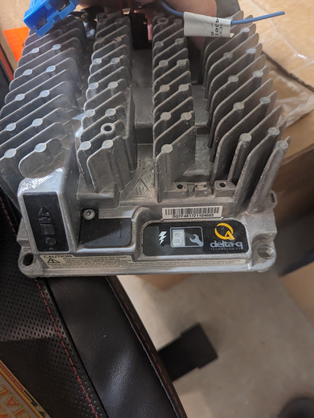 DeltaQ IC650 650W industrial battery charger PN 940