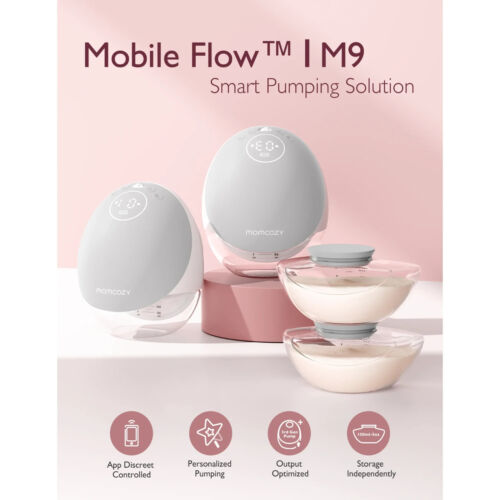 BRAND NEW Momcozy Breast Pump Hands Free Mobile M9 2 Pack , Wearable - Picture 2 of 7
