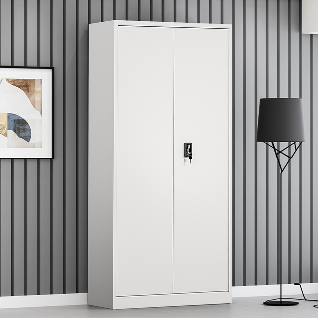 Steel Filing Cabinet 185CM 2-Door Storage Cabinet For Office And Storage White NC11533 Steel Filing Cabinet 185CM 2-Door Storage Cabinet For Office And Storage White NC11533