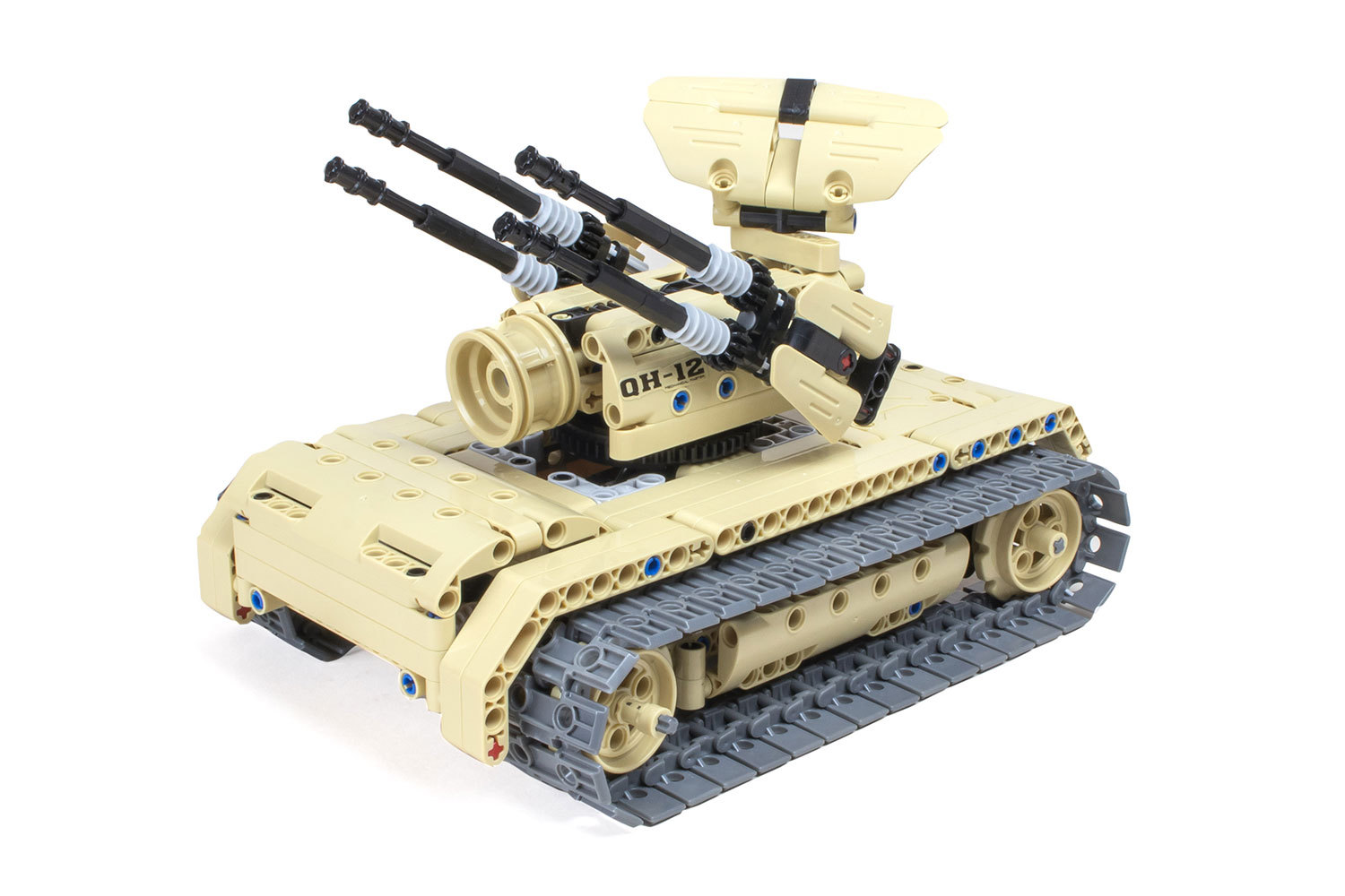 Teknotoys Active Bricks RC Flugabwehrpanzer - Konstruktionsbaukasten mit Fernste Teknotoys Active Bricks RC Flugabwehrpanzer - Konstruktionsbaukasten mit Fernste
