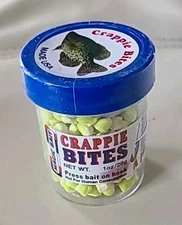Magic Bait Crappie Bites CRP-02 White And Chartreuse Catch More Slabs FREE SHIP 