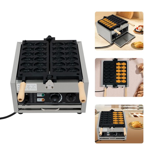 Kommerzielle elektrische Fisch geformte Taiyaki Waffel Backmaschine Maschine - Bild 2 von 16