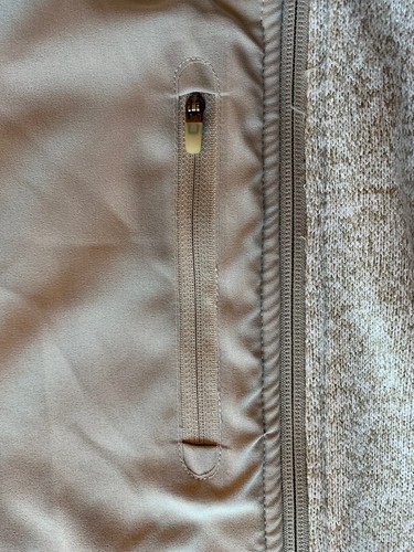 NWT Mens Philadelphia 76ers ANTIGUA FULL-ZIP Fleece Jacket-Heather OATMEAL-LARGE - Picture 11 of 24