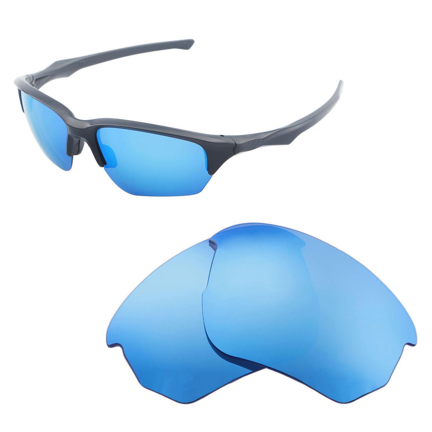 Walleva Ice Blue Polarized Replacement Lenses for Oakley X Metal XX  Sunglasses 