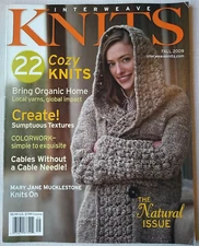 Interweave Knits Magazine Fall 2009 THE NATURAL ISSUE Fast Free US Ship