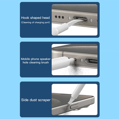 32 in 1 Phone Cleaning Kit Cellphone Cleaning Tool for Computer Screen Earbuds - Afbeelding 10 van 12