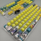 Edgerunners Lucy Rebecca 120 Keycaps Anime OEM Height PBT for Cherry MX Keyboard