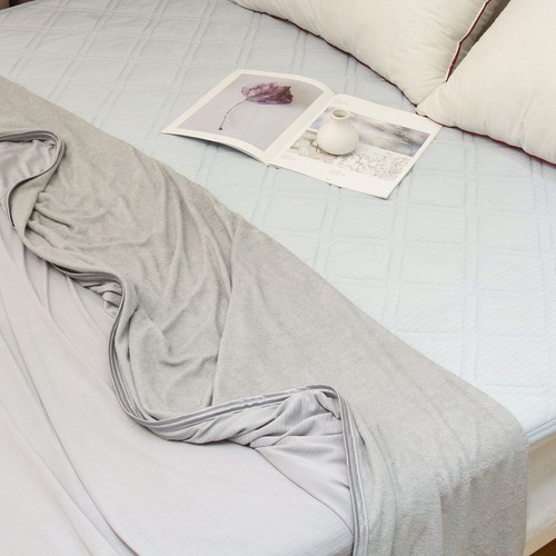 Cooling Blanket Cooling Fiber Absorb Heat Washable Cover Over Blankets Summer - Picture 10 of 21