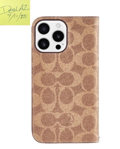 Coach iPhone 16 Pro case wallet NEW in retail box NWT