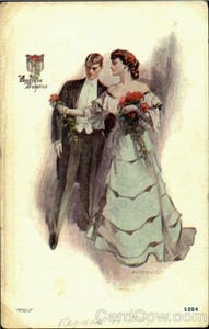 Romance-Hmreiton-Beauties-Antique-Postcard-Vintage-Post-Card