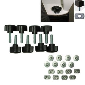 Set Of 8 Hard Top Quick Removal Thumb Screw Kit For Jeep Wrangler CJ YJ TJ JK #B