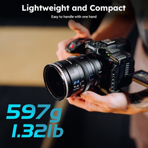 Sirui VP-1 Vision Prime 24/35/50mm T1.4 Full-Frame Cine Lens for E,RF,Z, L Mount - Picture 6 of 42