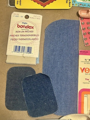Accesorios de costura vintage y modernos parches botones enhebradores pasadores y más - Imagen 9 de 10