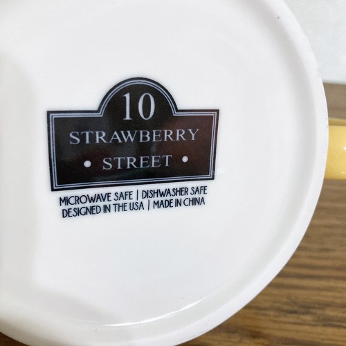 Bella Floral Kaffeebecher 10 Strawberry Street 14 oz bunte Blumen - Bild 402 von 917