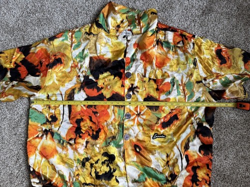 NEW Lannée Du Chien Mens Hawaiian Short Sleeve Button Down Shirt, Size XL - Picture 7 of 8