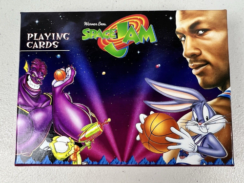 Rare Vintage Space Jam 1996 Warner Bros Playing Cards EXCELLENT 🏀🏀