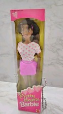 New Unopened Barbie 1995 Pink Pretty Hearts African American Doll MANY Pics Vtg