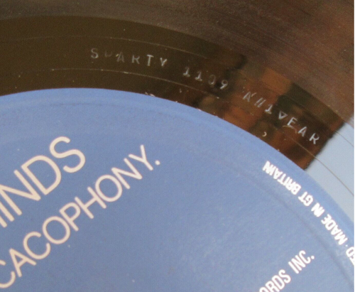 SIMPLE MINDS REAL TO REAL CACOPHONY UK ZOOM NEW WAVE LP 1979 TEXTURED 1ST PRESS - Picture 8 of 8