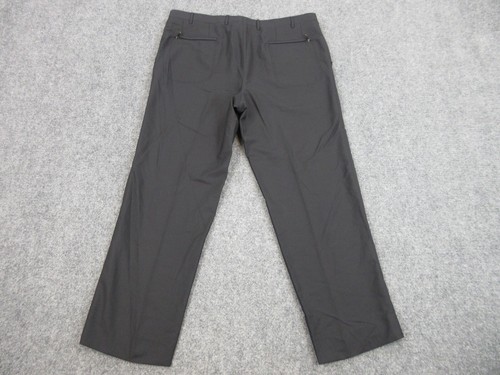 Corneliani Pants Mens Adult 54 Black Dress Slacks Business Wool Italy 38x27 - Picture 9 of 12