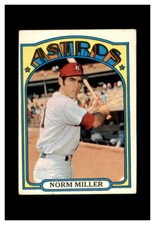1972 TOPPS ORIGINAL HOUSTON ASTROS #466 NORM MILLER 