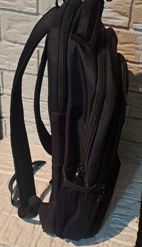 Samsonite Business Backpack Black In Color With Pockets And Sleeves For Pens Etc - Picture 4 of 16