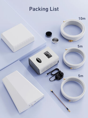 Amplificatore segnale cellulare 5G 4G LTE 800/1800/2100/2600MHz dati voce O2 Vodafone - Foto 9 di 9
