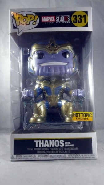 thanos on throne pop