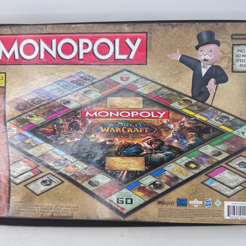Monopoly World Of Warcraft Collectors Edition Board Game Complete Set - Picture 5 of 11