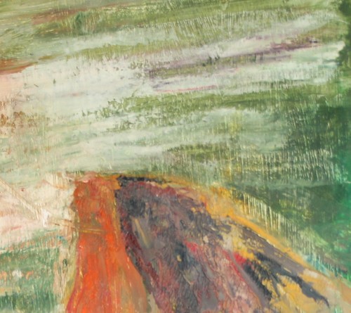 Impressionist landscape vintage oil painting - Picture 7 of 11