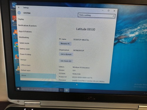 Dell Latitude E6530 Laptop Win 10 Core i7 2.90Ghz Wi-Fi  - Picture 2 of 11